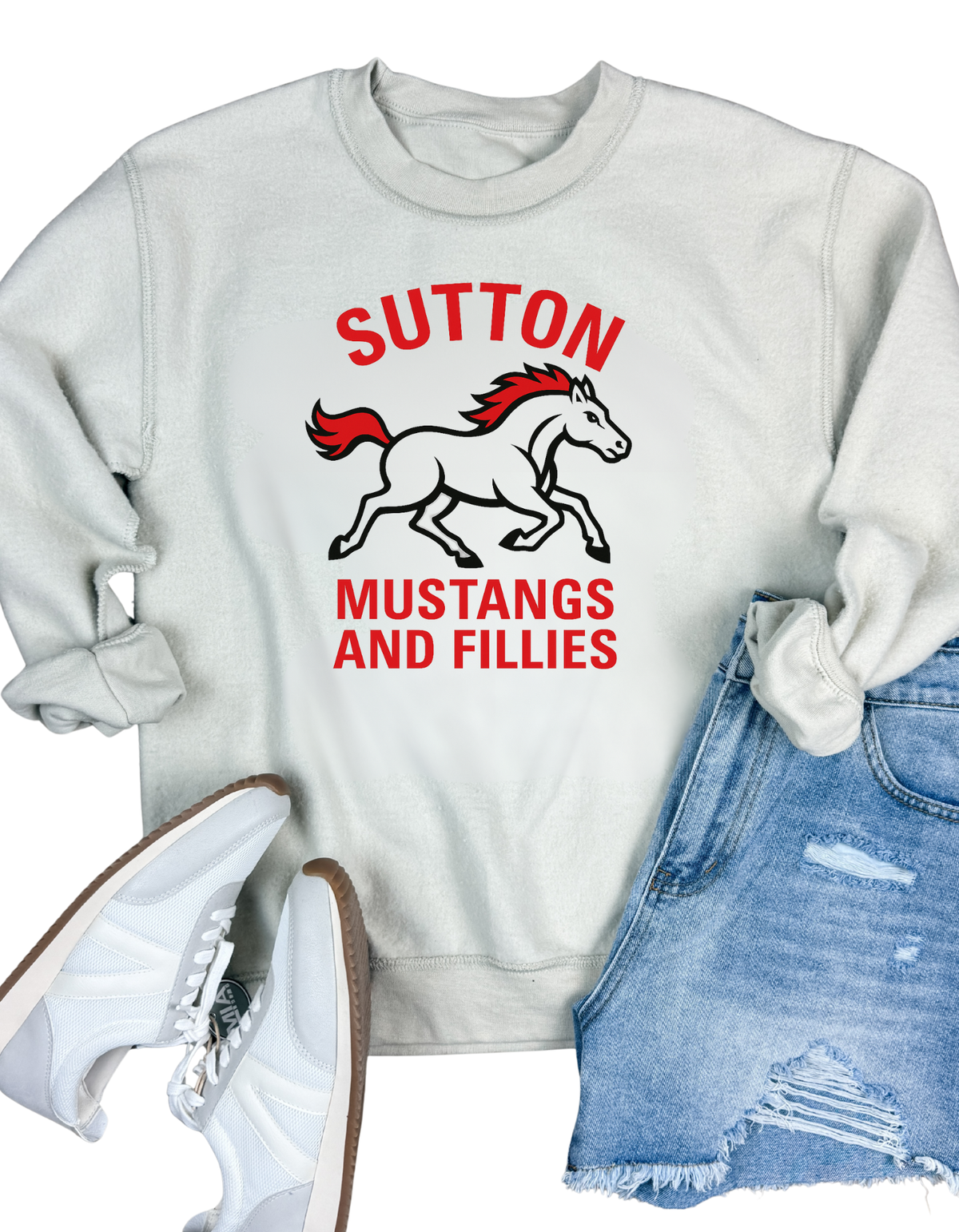 Sutton Mustangs and Fillies Inside Out Sweatshirt
