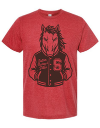 Sutton Mustangs and Fillies Varsity Mascot Tee