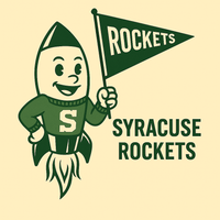 Syracuse Rockets Vintage Mascot Tee