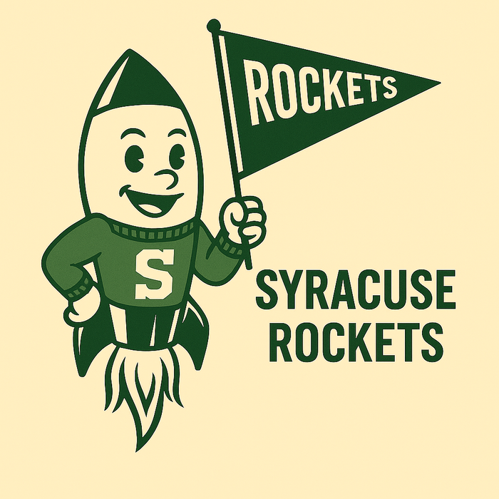 Syracuse Rockets Vintage Mascot Tee
