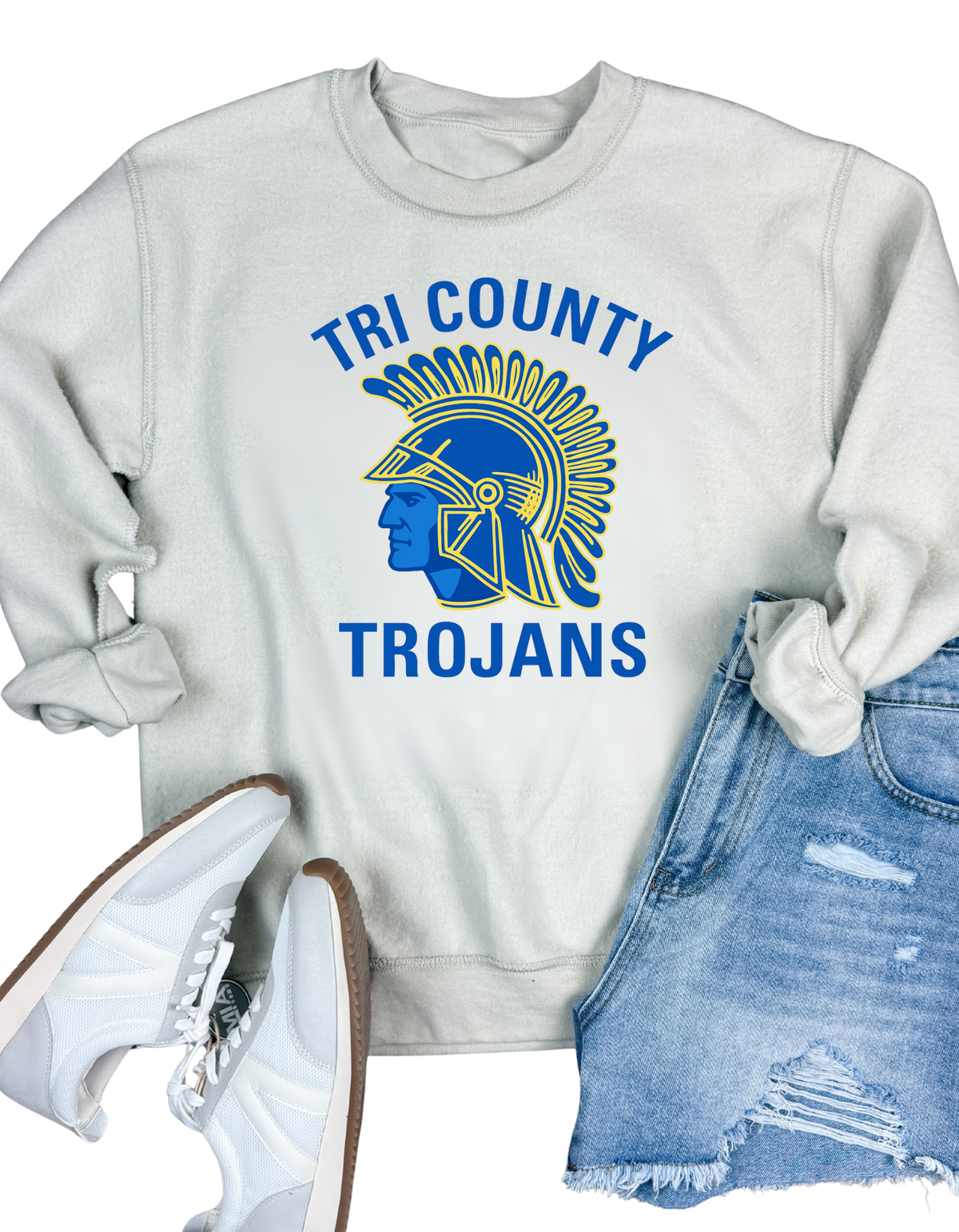 Tri County Trojans Inside Out Sweatshirt