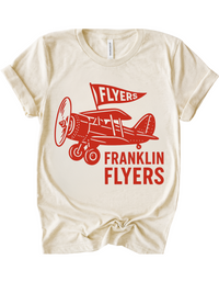 Franklin Flyers Vintage Mascot Tee & Sweatshirt