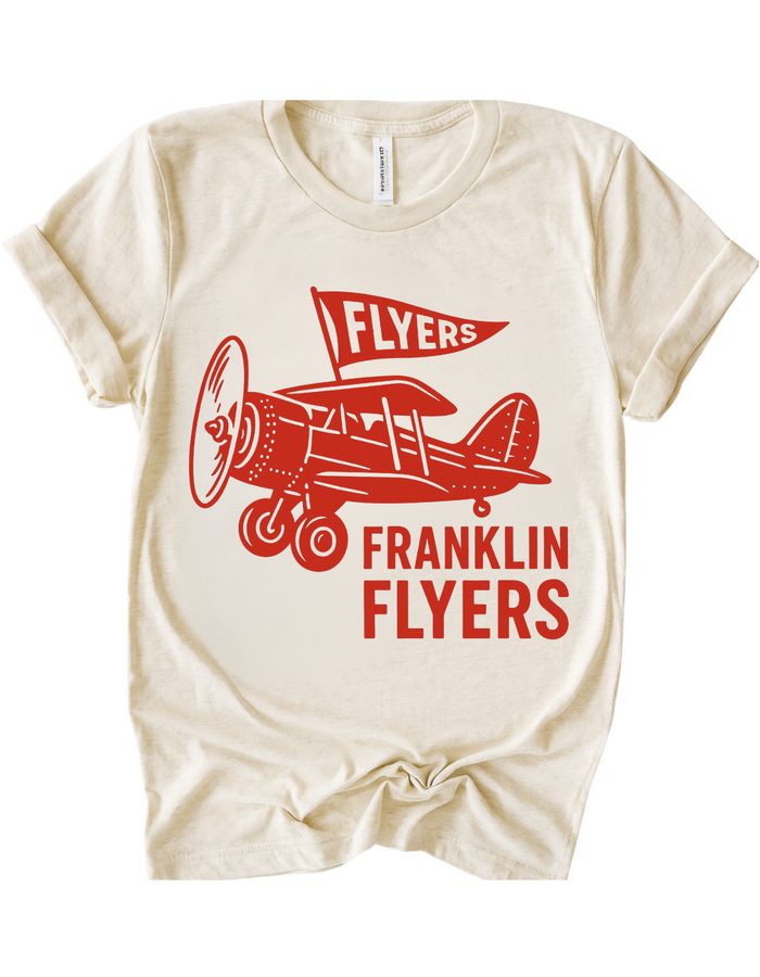 Franklin Flyers Vintage Mascot Tee
