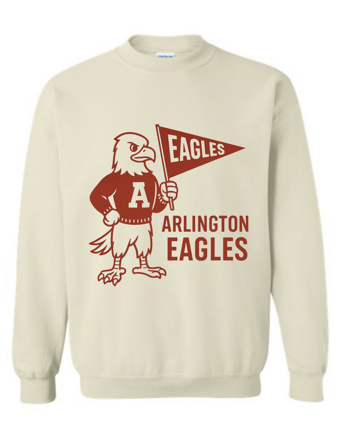 Arlington Eagles Vintage Mascot Tee & Sweatshirt