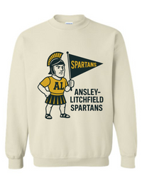 Ansley Litchfield Spartans Vintage Mascot Tee & Sweatshirt