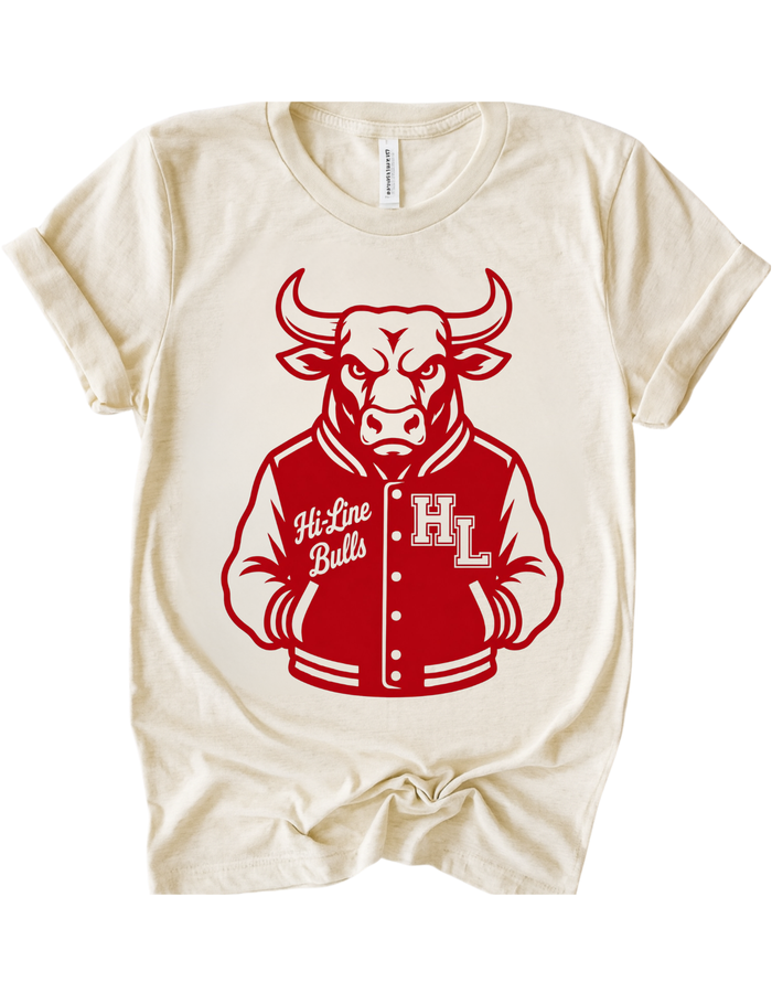 Hi-Line Bulls Varsity Mascot Tee