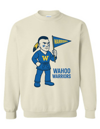 Wahoo Warriors Vintage Mascot Tee & Sweatshirt