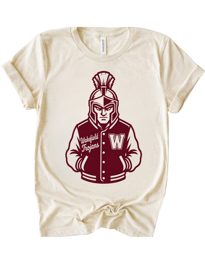 Wakefield Trojans Varsity Mascot Tee