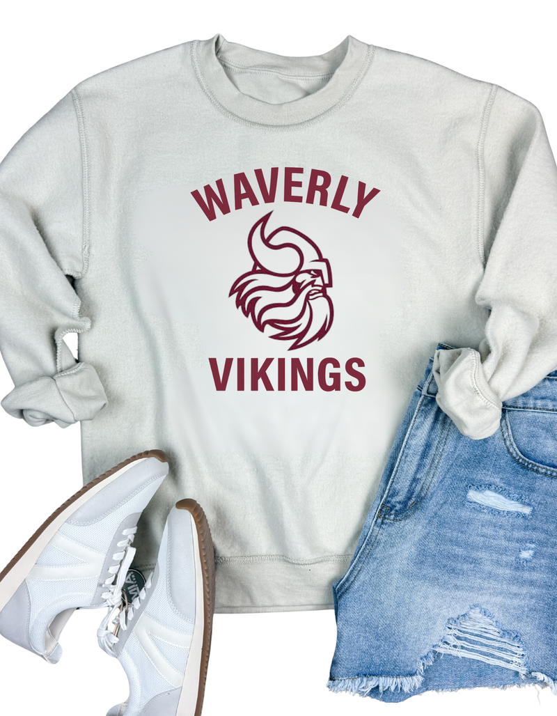 Waverly Vikings Inside Out Sweatshirt