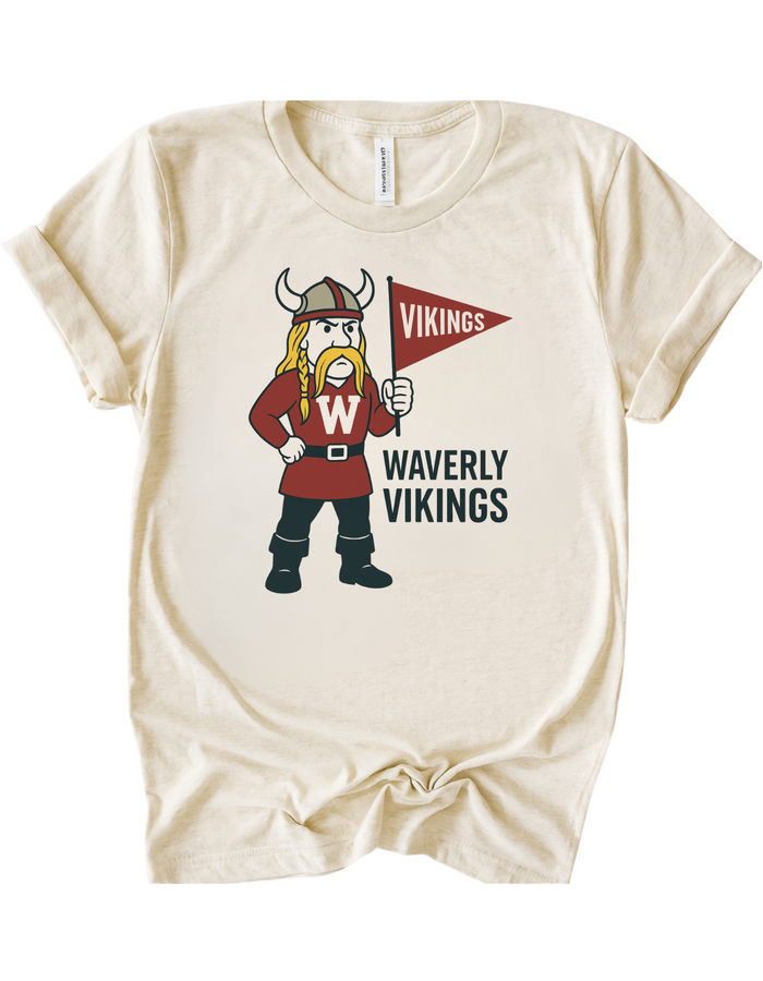 Waverly Vikings Vintage Mascot Tee