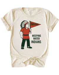 Weeping Water Indians Mascot Tee & Sweatshirt