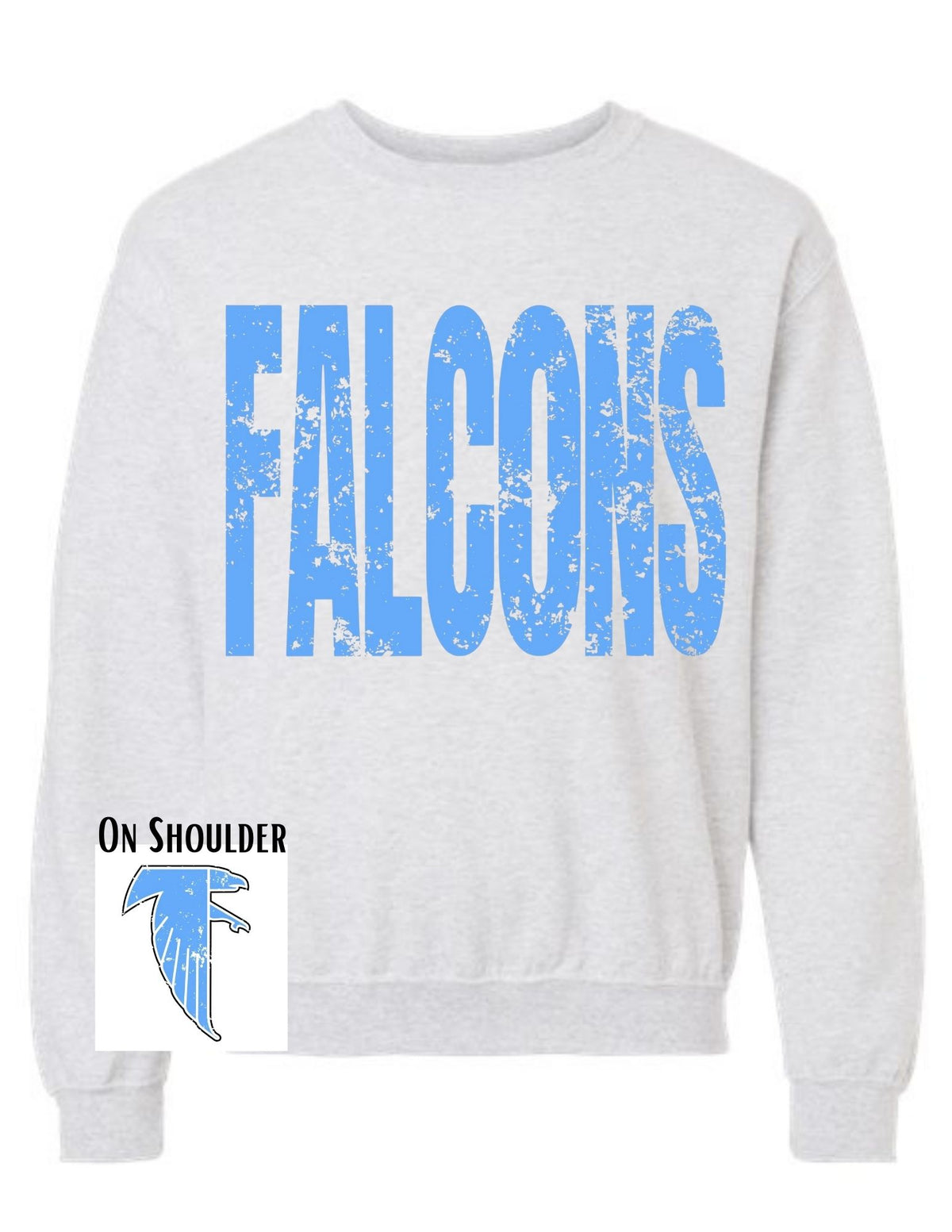 Wilcox-Hildreth Falcons Big Print Sweatshirt