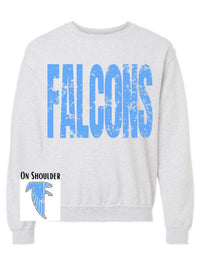 Wilcox-Hildreth Falcons Big Print Sweatshirt