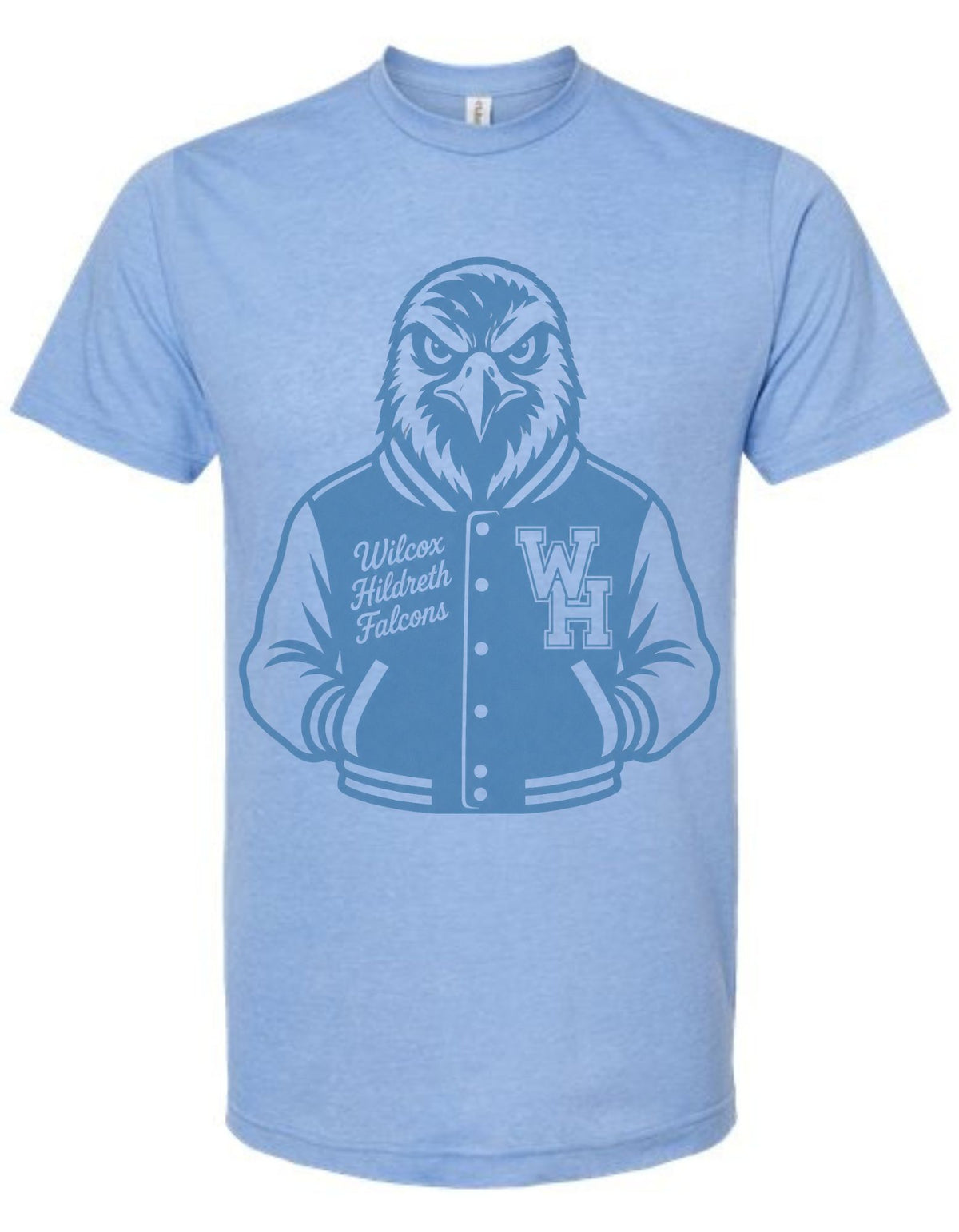 Wilcox Hildreth Falcons Varsity Mascot Tee
