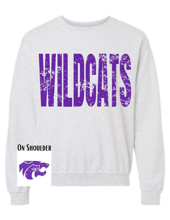 Axtell Wildcats Big Print Sweatshirt