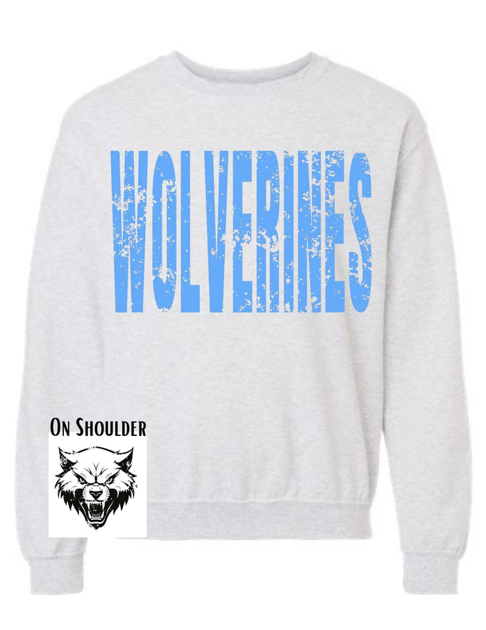 Wolverine Wrestling Club Big Print Sweatshirt