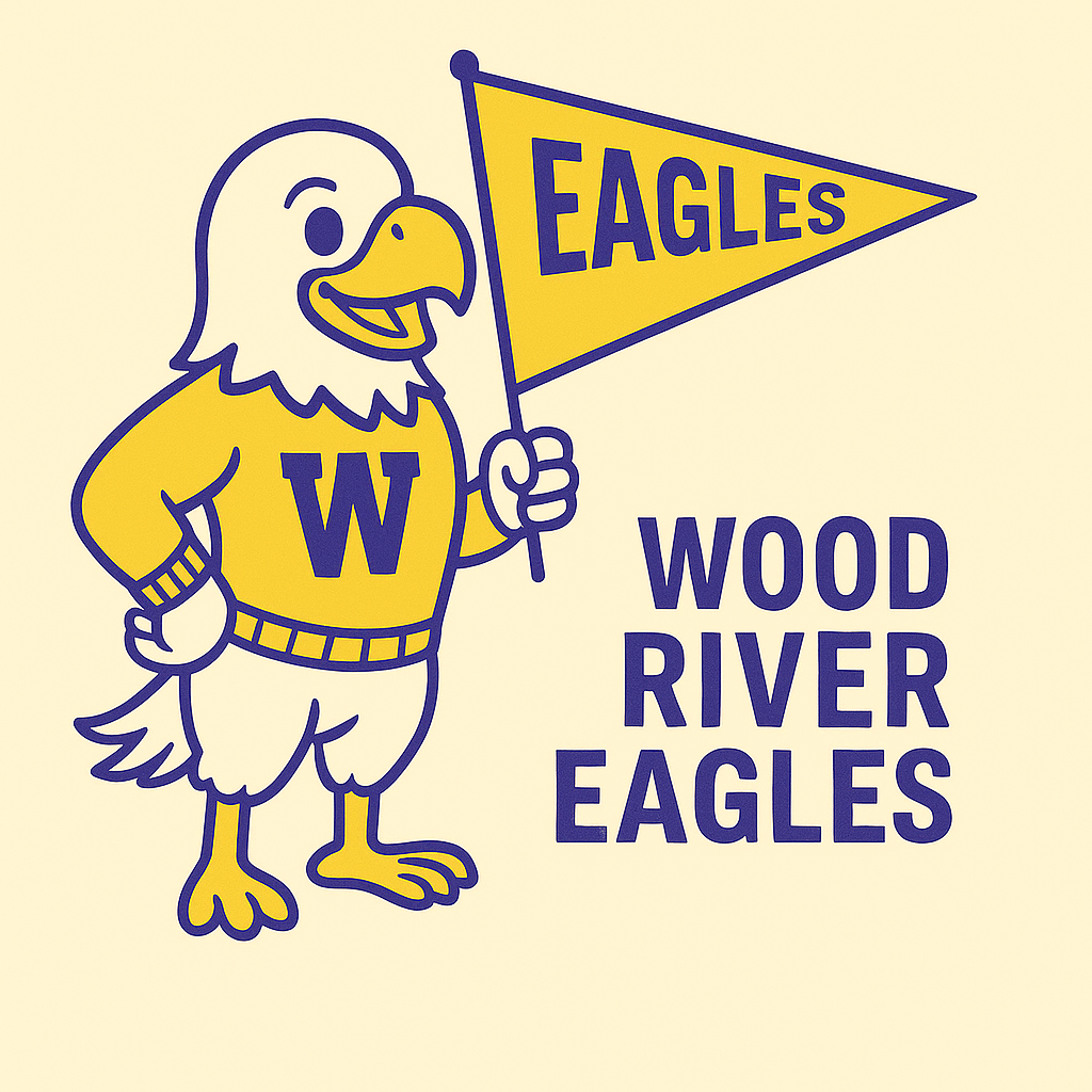 Wood River Eagles Vintage Mascot Tee