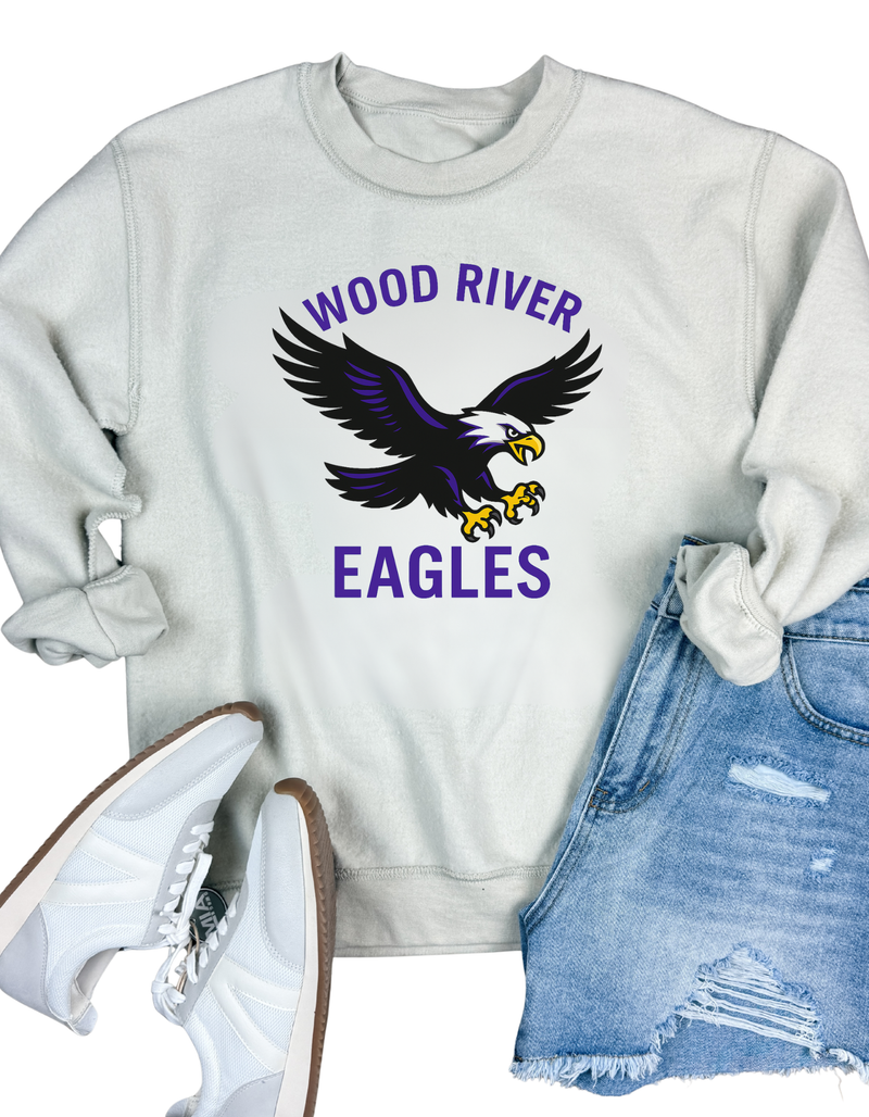 Wood River Eagles Inside Out Sweatshirt