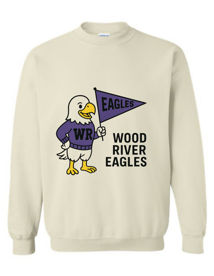 Wood River Eagles Vintage Mascot Tee & Sweatshirt