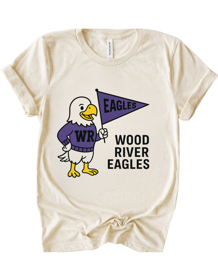 Wood River Eagles Vintage Mascot Tee & Sweatshirt