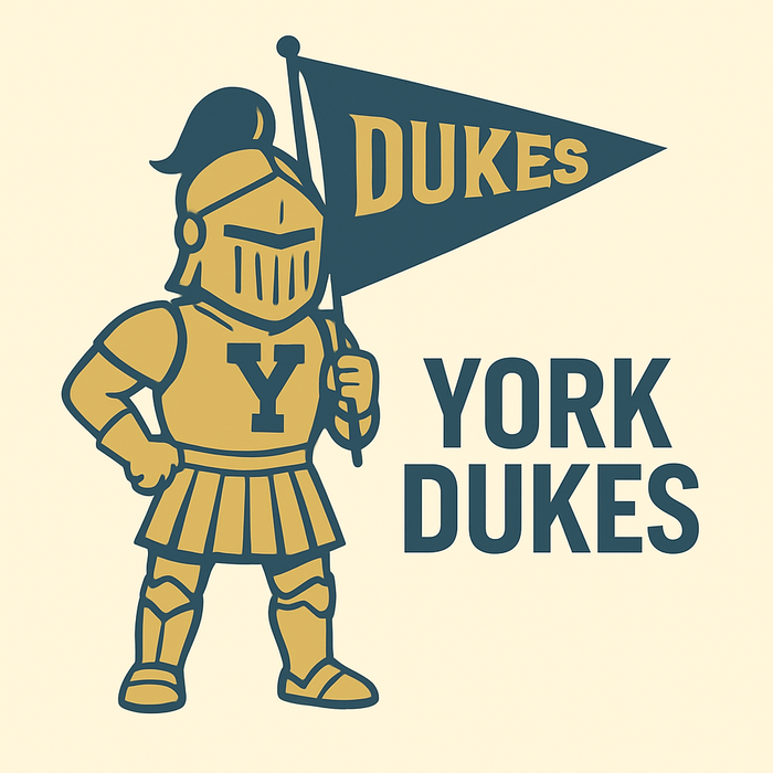 York Dukes Vintage Mascot Tee