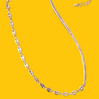 Dual Chain Necklace in Gold