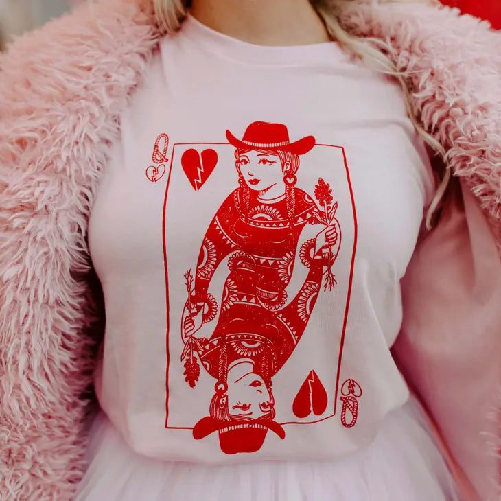 Queen of Hearts in Pink