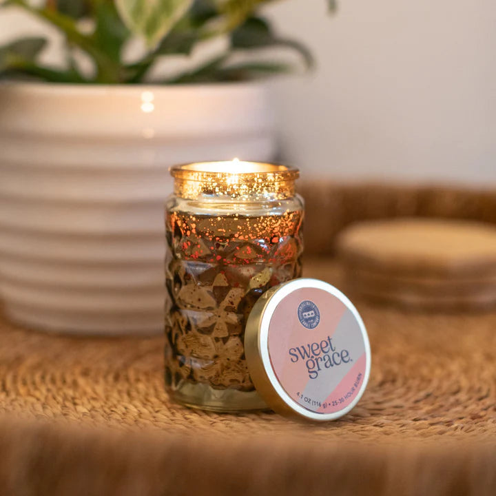 Sweet Grace Gilded Candle