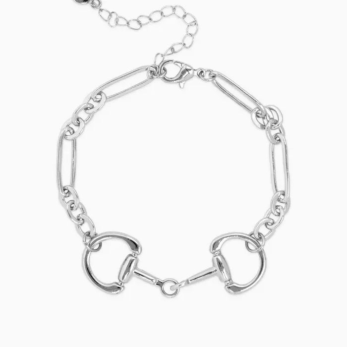 Horsebit Bracelet in Silver
