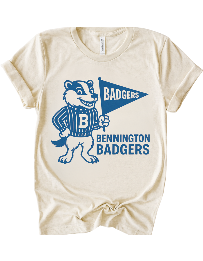 Bennington Badgers Vintage Mascot Tee