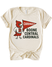 Boone Central Cardinals Vintage Mascot Tee