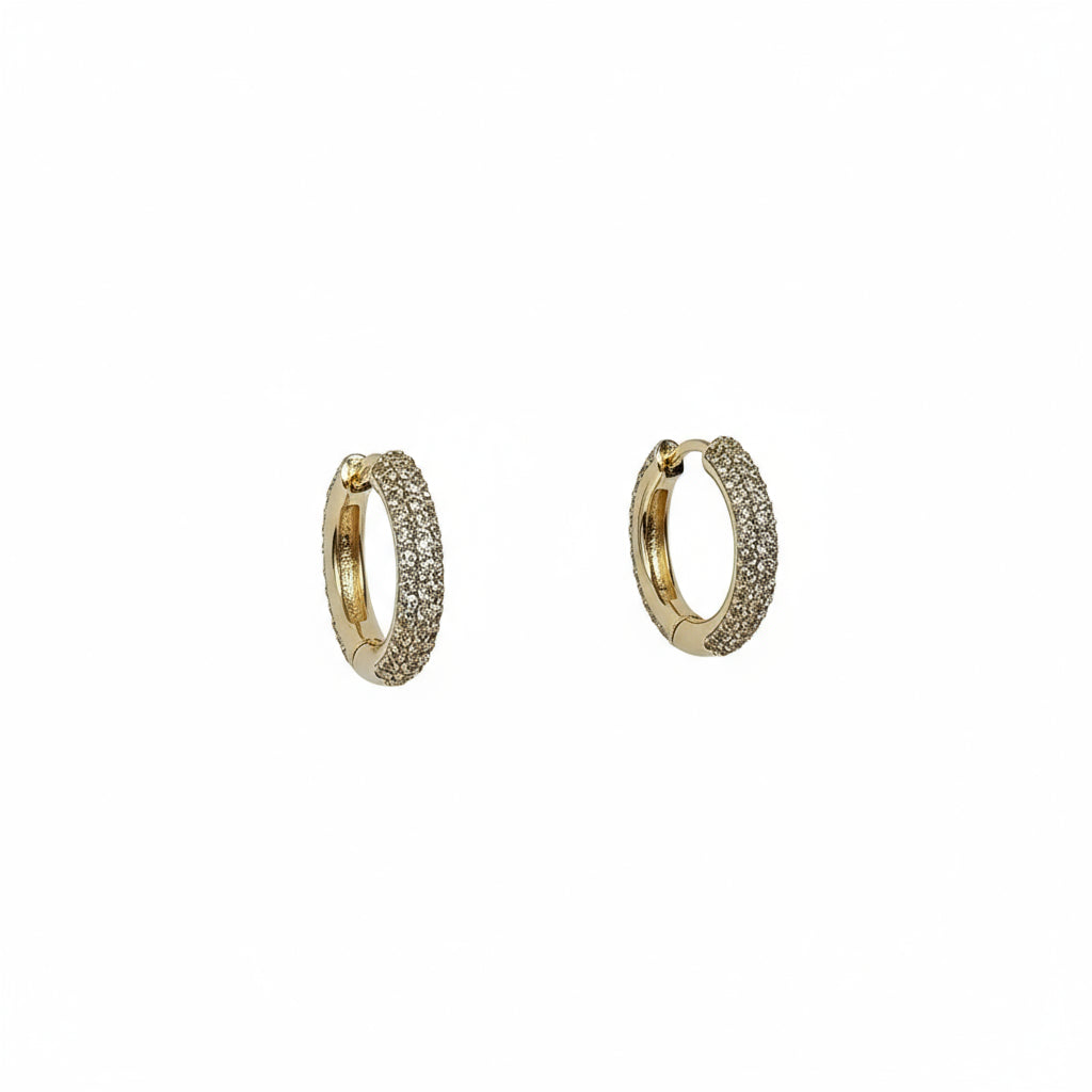 Harlow CZ Hoop Huggie Earring