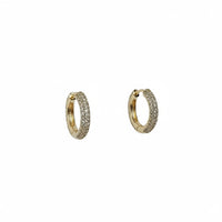 Harlow CZ Hoop Huggie Earring