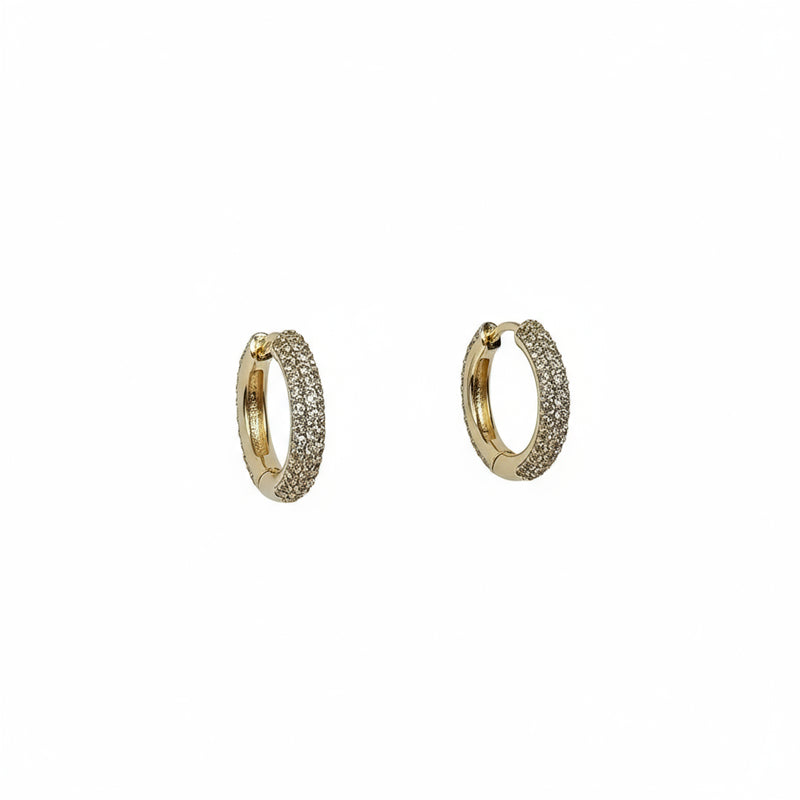 Harlow CZ Hoop Huggie Earring