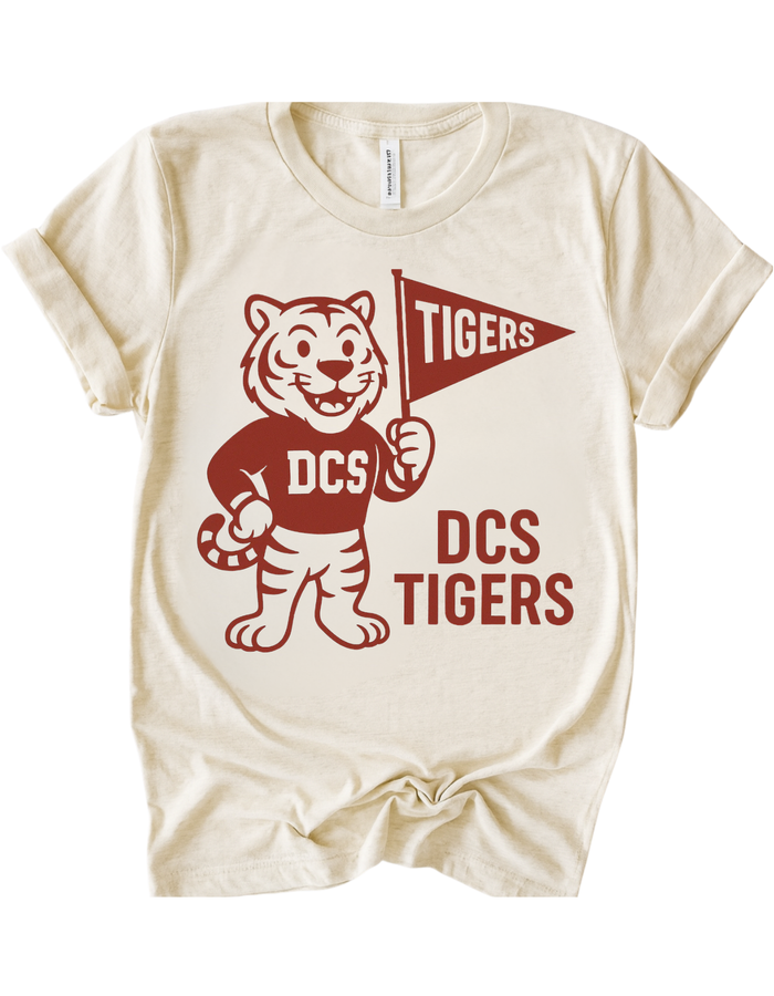 DCS Tigers Vintage Mascot Tee