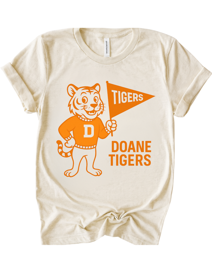 Doane Tigers Vintage Mascot Tee