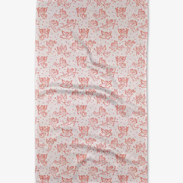 Geometry Valentine Tea Towels