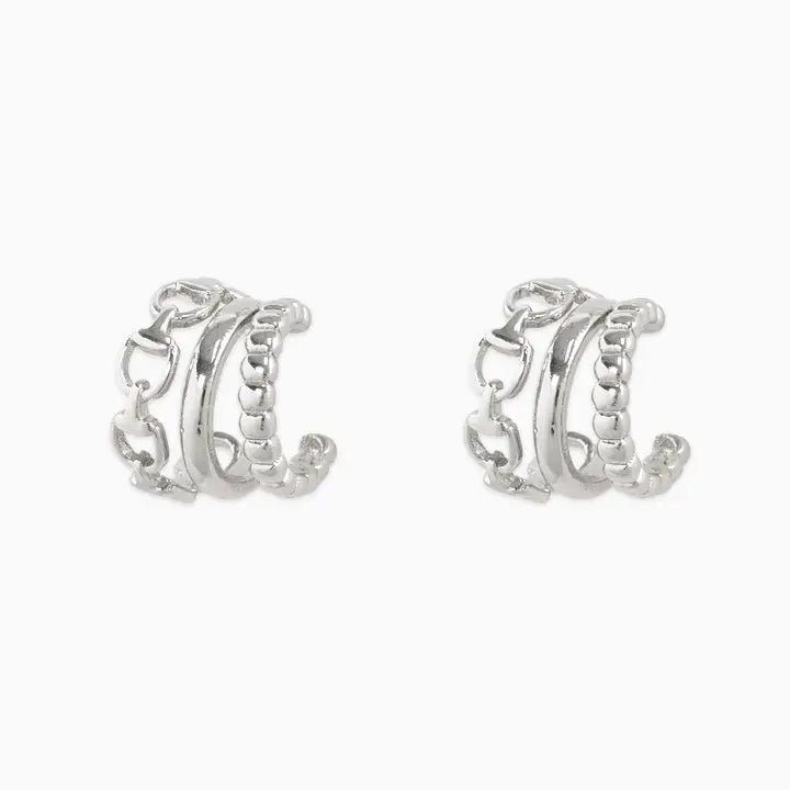 Horsebit Hoop Earrings