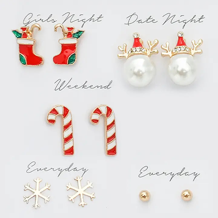 Christmas Stud Set