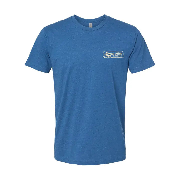 Honey Hole Mens Bass N Boat in Heather Cool Blue