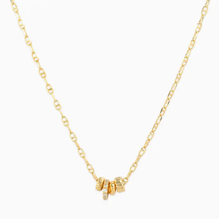 Rondelle Charm Necklace