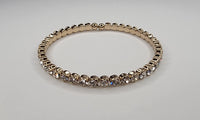 Rhinestone Bracelet in Gold