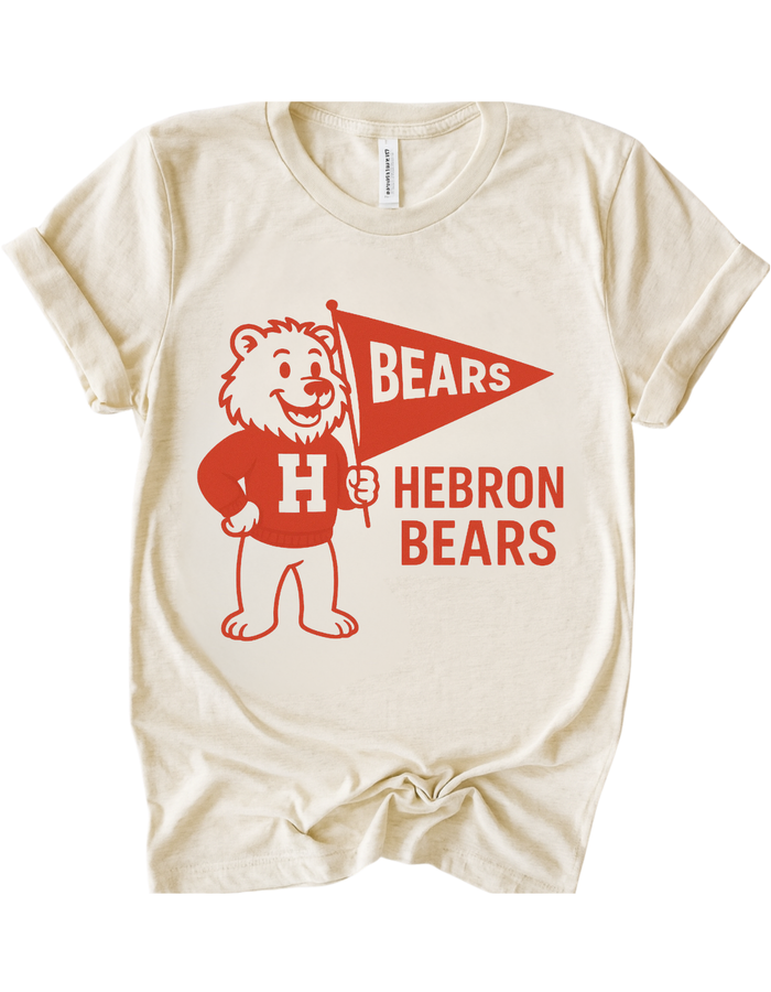Hebron Bears Vintage Mascot Tee