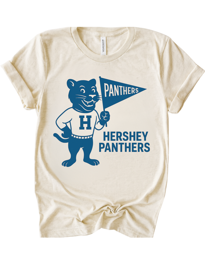 Hershey Panthers Vintage Mascot Tee