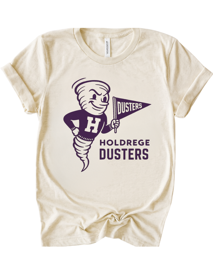 Holdrege Dusters Vintage Mascot Tee