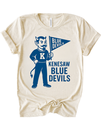 Kenesaw Blue Devils Vintage Mascot Tee & Sweatshirt