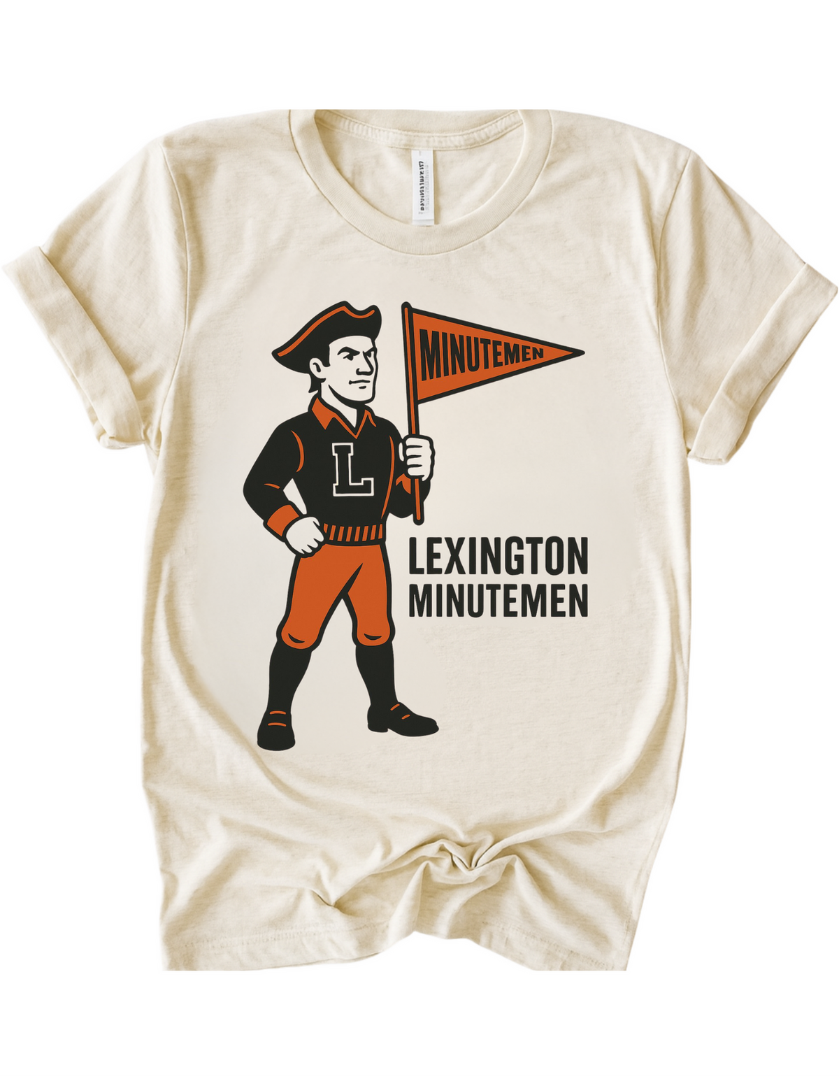 Lexington Minutemen Vintage Mascot Tee