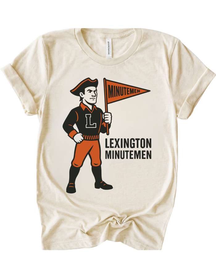 Lexington Minutemen Vintage Mascot Tee