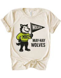 May-Hay Wolves Vintage Mascot Tee