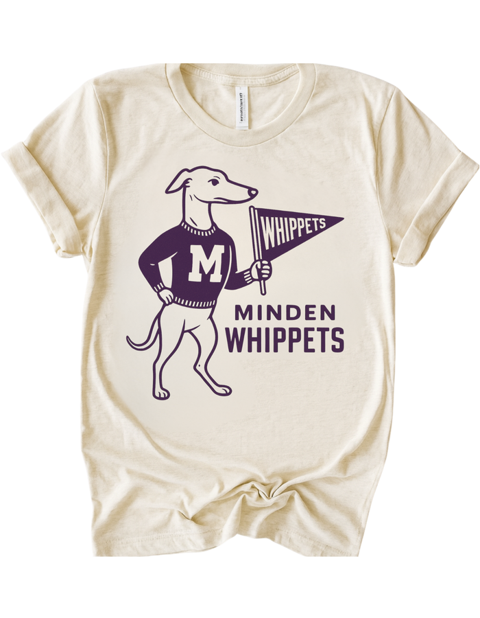 Minden Whippets Vintage Mascot Tee